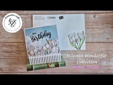It does what.... 😮  3D Folding Crocus Birthday Card | @MixedUpCraft 