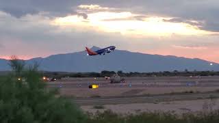 Morning take off, TUS