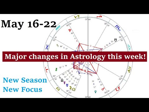 Astrology May 16-22 - 2023 -Jupiter into Taurus- Taurus new moon - Mars into Leo - Sun into Gemini +