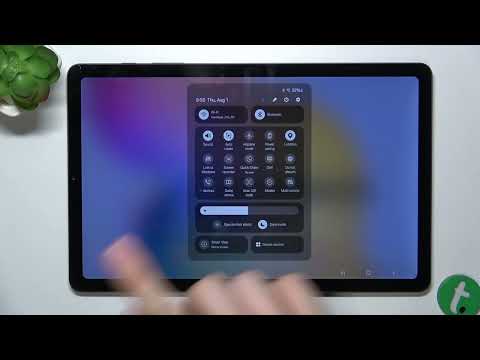 SAMSUNG Galaxy Tab S6 Lite - How to Change Screen Recorder Sound Source - Customize Audio Settings