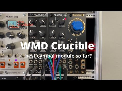 WMD Crucible - best cymbal module so far? soundexamples and walkthrough