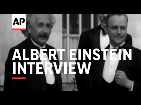 ALBERT EINSTEIN INTERVIEW - SOUND