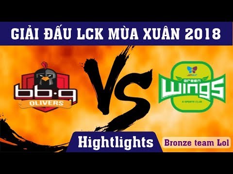 [LCK Mùa Xuân 2018] HIGHLIGHTS : BBQ vs JAG full game tuần 2 ngày 6 | LCK Spring 2018