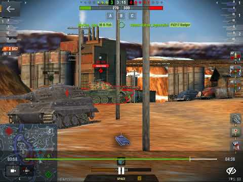 Wot blitz (shorts):  Fv215b183 vs WZ 120