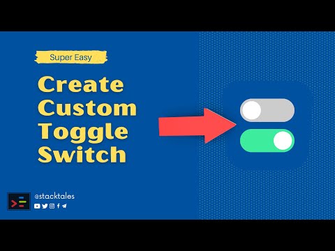 Create Custom Toggle Switch Html Css Tutorial Stacktales