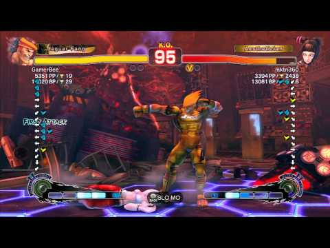 SSF4 AE: GamerBee (Adon) vs mktn360 (Juri) - Ranked Match (720p HD)
