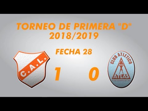 Primera "D" 2018/2019 - Fecha 28 - Lugano 1 Atlas 0 - Resumen