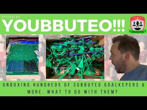 immagine di anteprima del video: Unboxing Hundreds of Subbuteo Goalkeepers and more!!! What to...