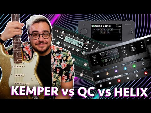Kemper vs Quad Cortex vs Helix (you can't tell the difference!)