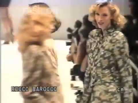 "Rocco Barocco" Autumn Winter 1987 1988 Milan pret a porter women by Canale Moda