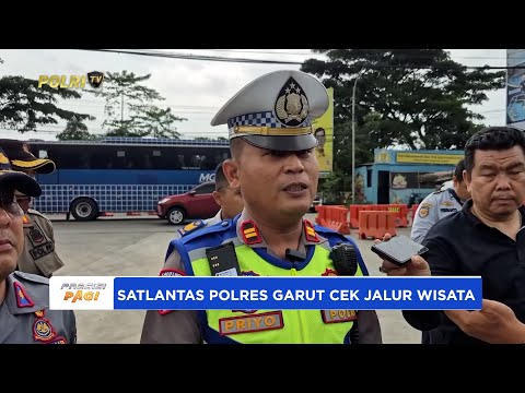SATLANTAS POLRES GARUT MELAKUKAN PENGECEKAN JALUR WISATA KADUNGORA &ndash; TAROGONG JELANG NATARU