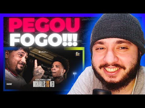 (JOGOU NA CARA 🔥🔥) NEO BXD X MCHARLES (CE) - BATALHA DO COLISEU - EDIÇÃO 180 | REACT BAUEB