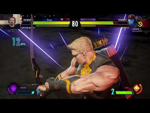 Marvel vs. Capcom Launch MP pt100 - vs. Captain Marvel/Hawkeye