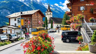 Switzerland’s Mountain Village Grindelwad Walking Tour In Autumn🍂🇨🇭 Swiss Valley 