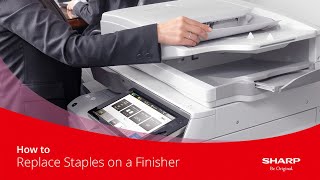How to Guide | How to Replace Staples on a Finisher on a Sharp MFP
