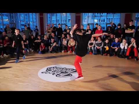 BBOY NATION 2019 - тайбрейк 1x1 juniors - AngryBoy vs RedBoy