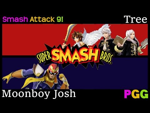 Tree (Pit, Robin) Vs. Moonboy Josh (Captain Falcon) - Smash Attack 9!
