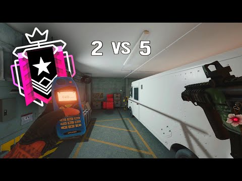 300 IQ 2v5 Clutch - Rainbow Six Siege