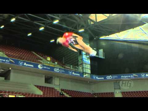 Ayano KISHI (JPN) -- 2013 Trampoline Worlds, Qualifications