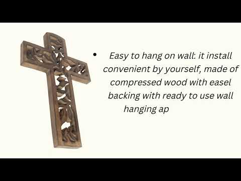 Wooden Cross Wall Hanging