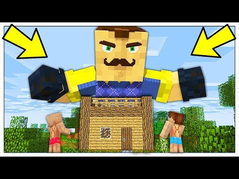 IL VICINO DI CASA GIGANTE ATTACCA LA NOSTRA CASA! - Minecraft ITA