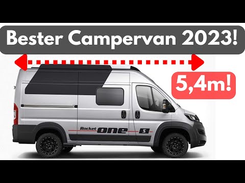 Wohnmobil 2023 NUR 5,4m! Rocket Camper One 540. Der beste Kastenwagen 2023. Gut,stabil,supergünstig!