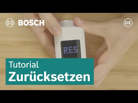 Zurücksetzen des Heizkörper-Thermostats II ([+M]) I Bosch Smart Home