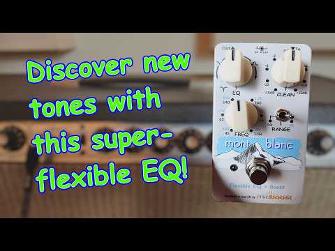 Handbuilt boutique flexible EQ pedal with Clean Boost/Cut image 12
