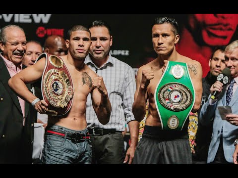 Juan Manuel Lopez VS. Francisco Vargas Official Weigh-In and Face Off
