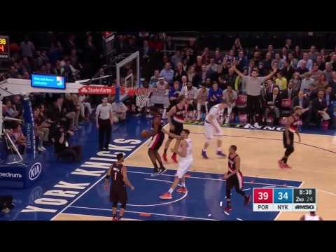 Kristaps Porzingis vs Portland Trail Blazers 22.11.2016 (31Pts)