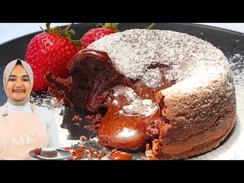 Amazing CHOCOLATE LAVA CAKE in less than 30 mins!