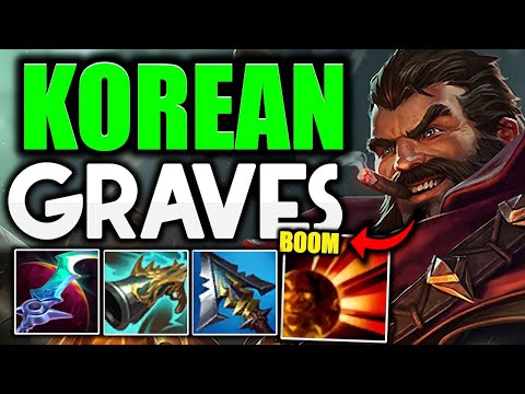 THIS KOREAN GRAVES BUILD TURNS HIM INTO A TRUE DAMAGE CARRY! (100% PENETRATION) - League of Legends