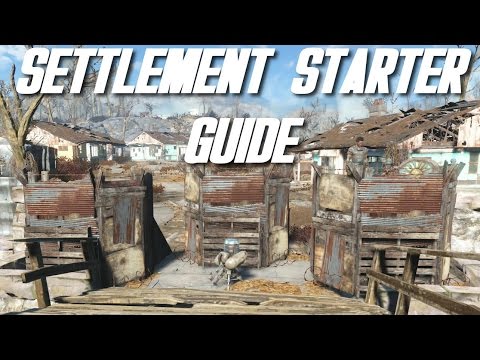 Fallout 4 SETTLEMENT STARTER GUIDE! (Complete Settlement Tutorial)