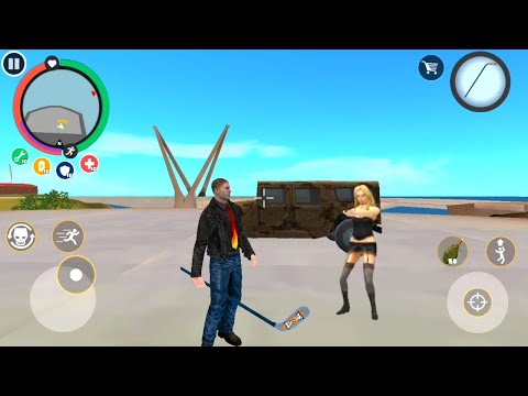 Update Rope Hero Vice Town | Stone Like Army Jeep Jumping Town | Stone Giant Start Fight Army Base