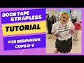 Boob Tape Tutorial For Strapless Looks Plus Size Edition