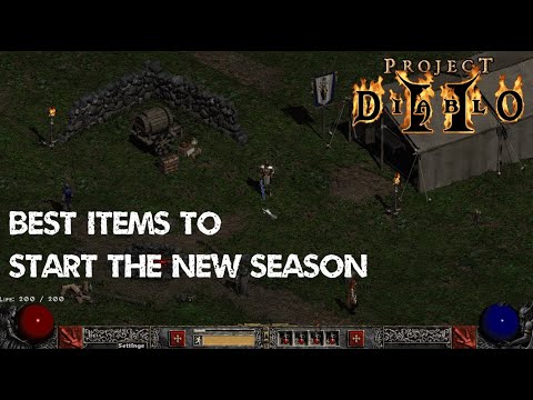 Project Diablo 2 - BEST Items for Starting Season 2