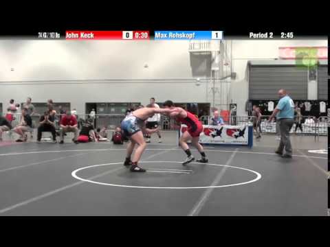 Men 74 KG / 163 lbs - John Keck vs. Max Rohskopf