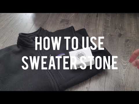 How to use Sweater Stone REMOVE FUZZ PILLING LINT on Better Sweaters Fleece Wool Patagonia