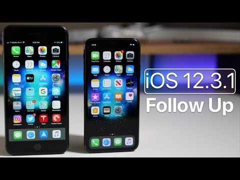 iOS 12.3.1 - Follow Up