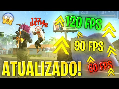 HOW TO PLAY at 120 FPS in FREE FIRE! UPDATED! 📈