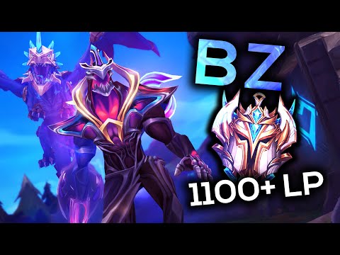 This Is What a 1100+ LP Challenger Zed Looks Like... BZ Rank 1 EUW Zed