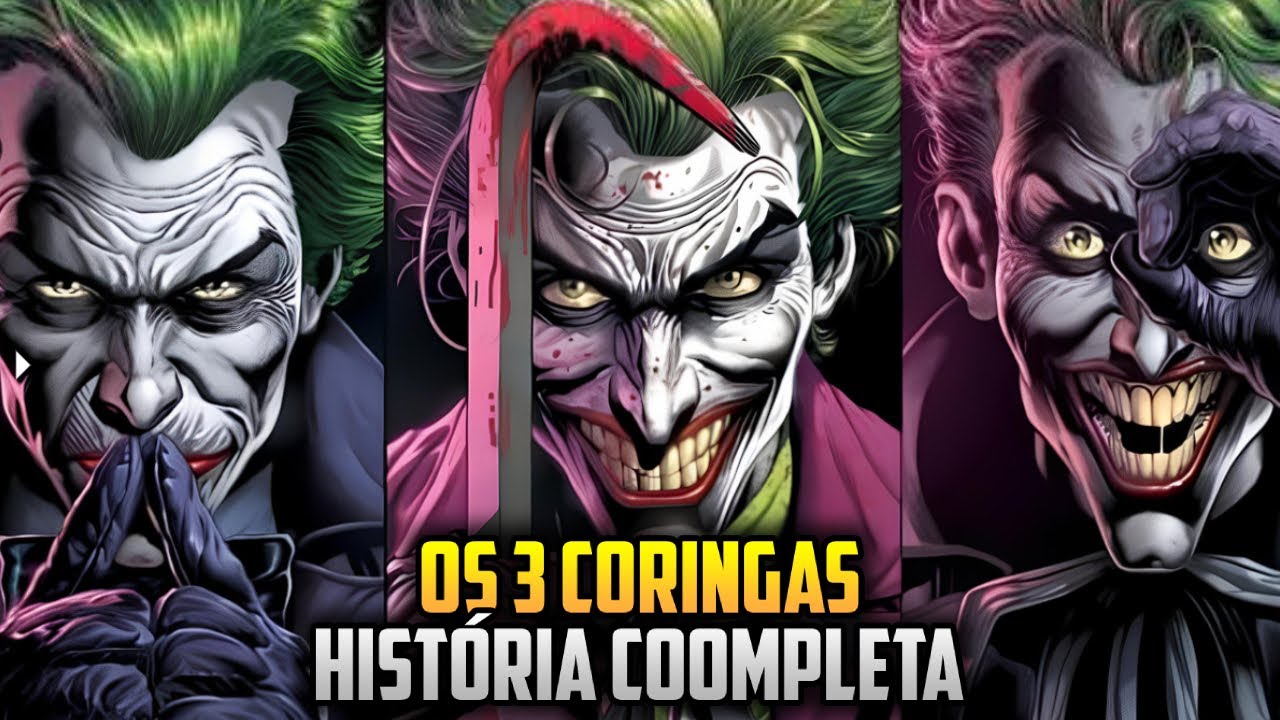 BATMAN: OS TRÊS CORINGAS HISTÓRIA COMPLETA - Os Cinco Maiores feitos #6
