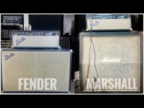 Fender Vs Marshall - Vintage Speaker Cabinet Comparison