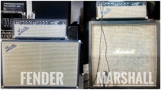 Video thumbnail for Fender Vs Marshall - Vintage Speaker Cabinet Comparison by Johan Segeborn