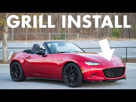 ND Miata Carbon Miata Spyder Grill Install - Road to the Edelbrock Supercharger Part 1