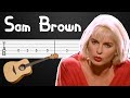 Stop - Sam Brown Guitar Tutorial, Guitar Tabs, Guitar Lesson Fingerstyle)