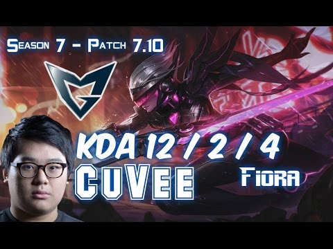 SSG CuVee FIORA vs JAYCE Top - Patch 7.10 KR Ranked