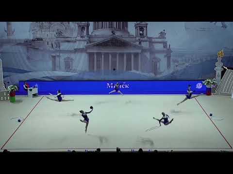 BELARUS national group team 3 BALLS/2 HOOPS - 26,15 - St. Petersburg and Minsk Match