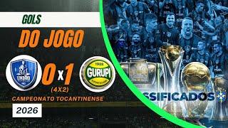 União AC 0 (4x2) 1 Gurupi EC | VEJA OS GOLS DO JOGO