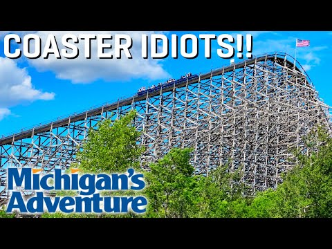 Coaster Idiots Go To Michigan's Adventure!! (June 2021)